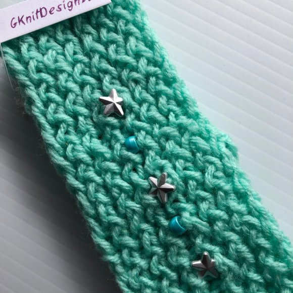 Hand knitted headband, ear warmer - Picture 2 of 7